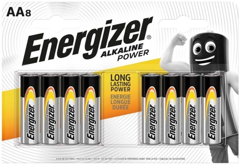 Energizer - Power Batteria Alcalina Aa Lr6 8 Unit