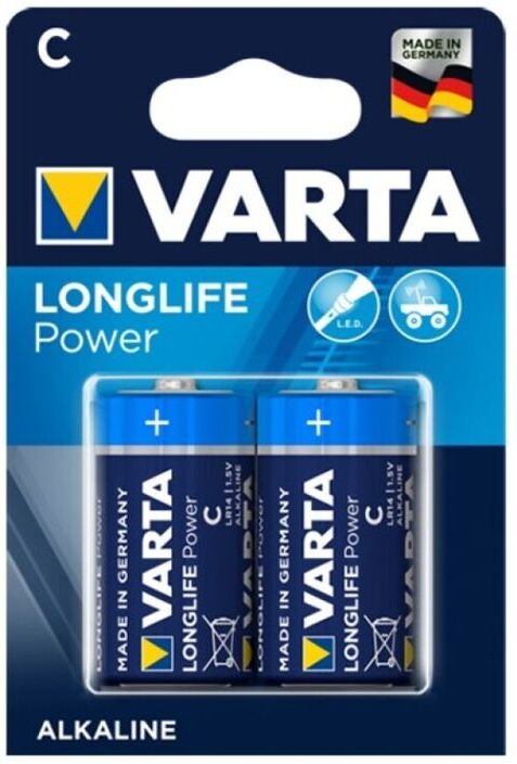 Varta - Longlife Power Batteria Alcalina C Lr14 2 Unità