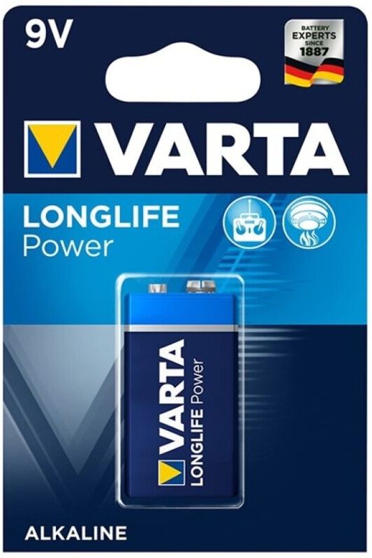 Varta - Longlife Power Batteria Alcalina 9v Lr61 1 Unità