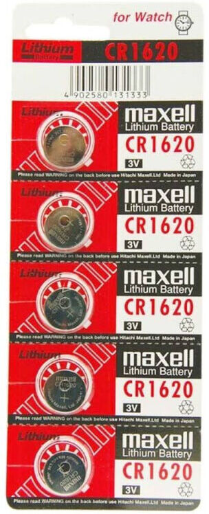 Maxell - Batteria Litio Cr1620 3v 5uds