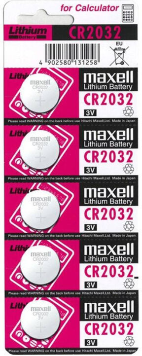 Maxell - Batteria Litio Cr2032 3v 5uds