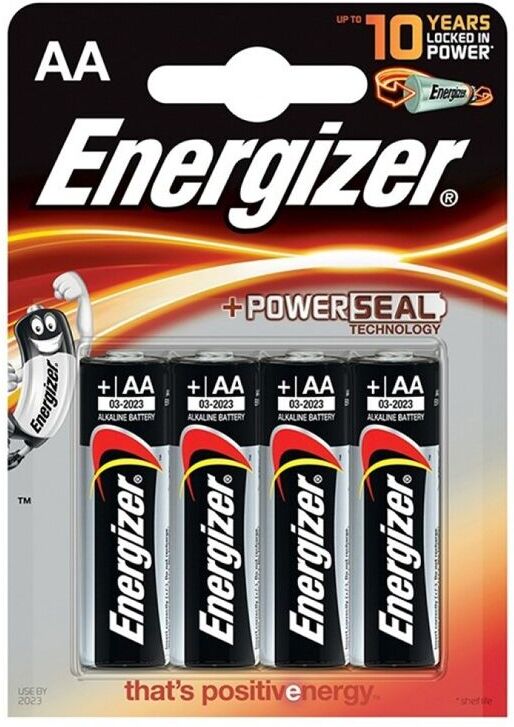 Energizer - Batteria Alcalina Aa Lr6 *4