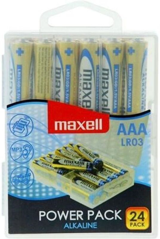 Maxell - Pacco Batterie Alcaline Aaa Lr03 * 24 Batterie