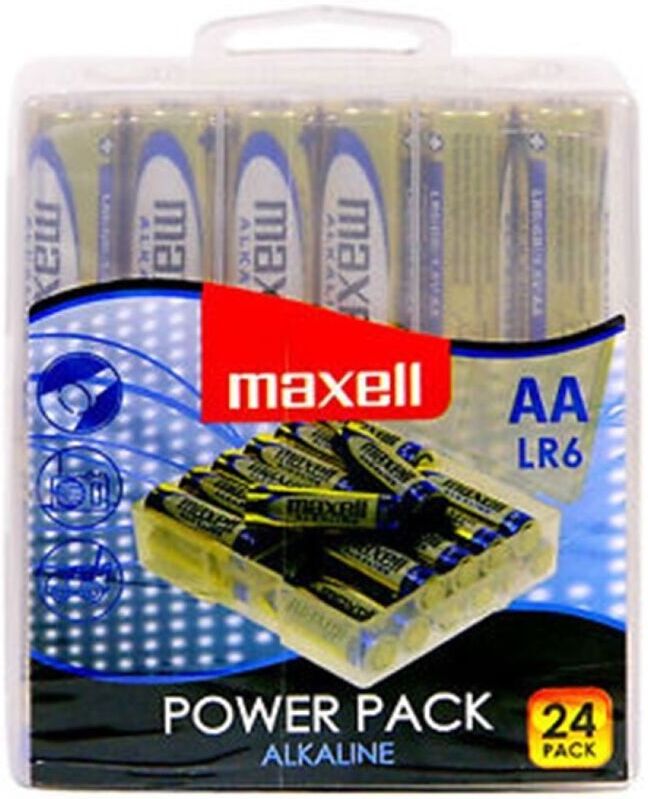 Maxell - Confezione Batteria Alcalina Aa Lr6 * 24 Batterie