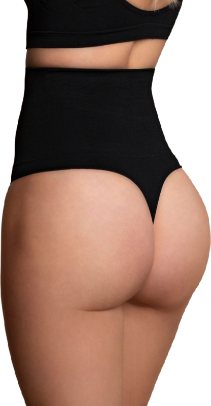 Bye Bra - Underwear Bye-Bra - Faja Senza Cuciture Stile Perizoma Nero Misurare Xxl