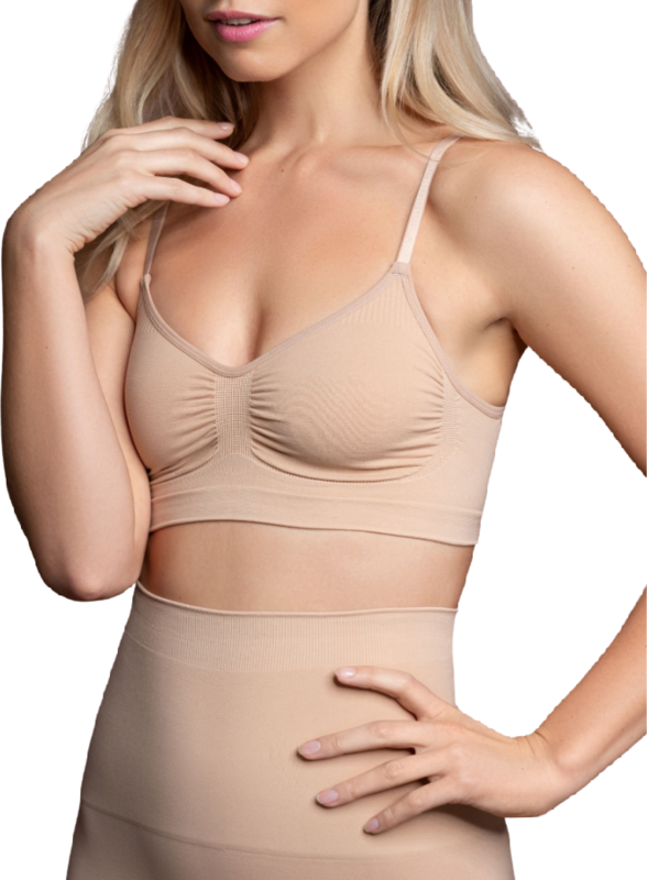 Bye Bra - Bras Bye-Bra - Medium Control Reggiseno Senza Cuciture Beige Misurare Xxl