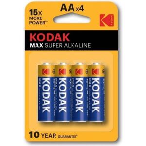 Kodak - Batteria Alcalina Max Aa Lr6 Blister * 4