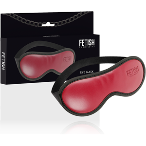 Fetish Submissive Dark Room - Maschera Vegana In Pelle Con Fodera In Neoprene