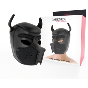 Darkness Bondage Darkness - Maschera Per Cani In Neoprene Con Muserola Rimovibile M