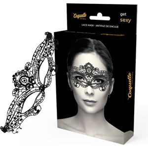 Coquette Accessories Coquette Chic Desire - Maschera In Fine Pizzo Nero