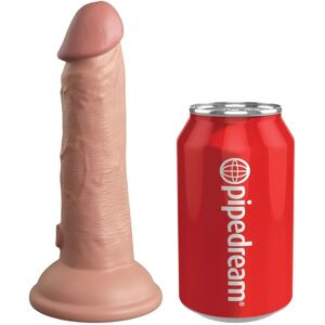 King Cock - Elite Dildo Realistico Vibrante E Silicone 15.2 Cm