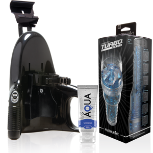 Fleshlight - Turbo Thrust Blue Ice + Lancio Universale + Lubrificante Di Qualità Aqua 50 Ml