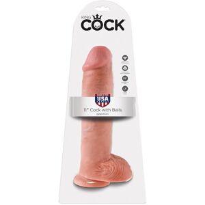 King Cock - 11 Dildo Carne Con Sfere 28 Cm