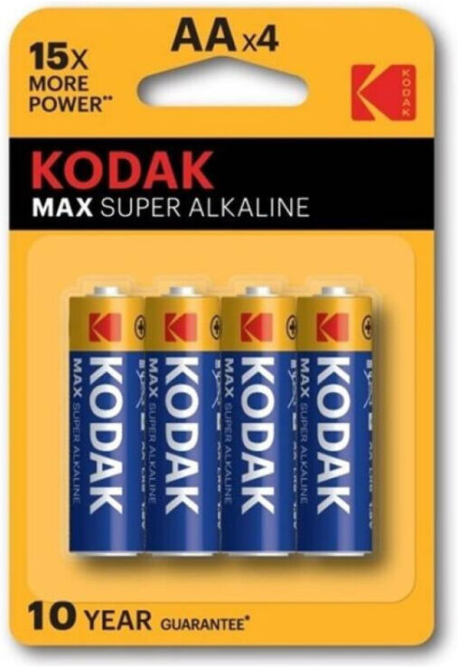 Kodak - Batteria Alcalina Max Aa Lr6 Blister * 4