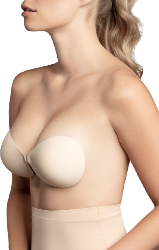 Bye Bra - Bras Bye-Bra - Reggiseno Invisible Beige Coppa D