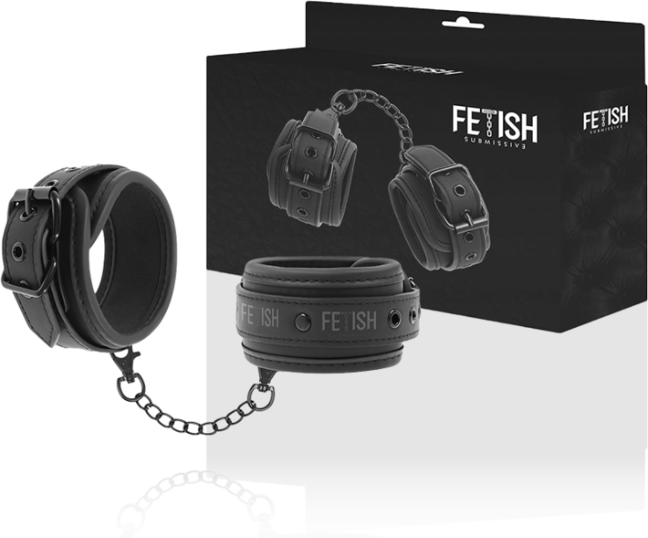 Fetish Submissive Bondage Fetish Submissive - Manette In Pelle Vegana Con Fodera In Noprene