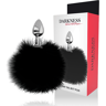 Darkness Anal Darkness - Buttplug Anale Extra Con Coda Nera 7 Cm