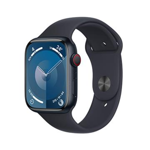 Apple Watch Series 9 GPS + Cellular 45mm alluminio mezzanotte con cinturino Sport mezzanotte Usato Grado A