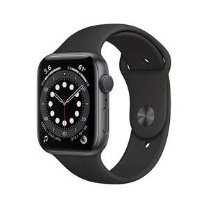 Apple Watch Series 6 GPS 44mm alluminio grigio siderale con cinturino Sport nero Usato Grado A