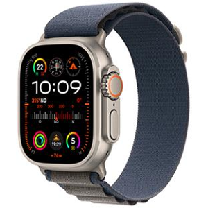 Apple Watch Ultra 2 GPS + Cellular 49mm cassa titanio con cinturino Loop blu Alpino Medium Usato Grado A