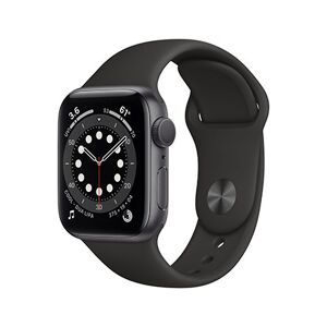 Apple Watch Series 6 GPS 40mm alluminio grigio siderale con cinturino Sport nero Usato Grado B