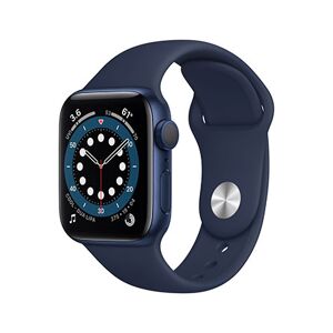 Apple Watch Series 6 GPS 40mm alluminio azzurro con cinturino Sport deep navy Usato Grado A