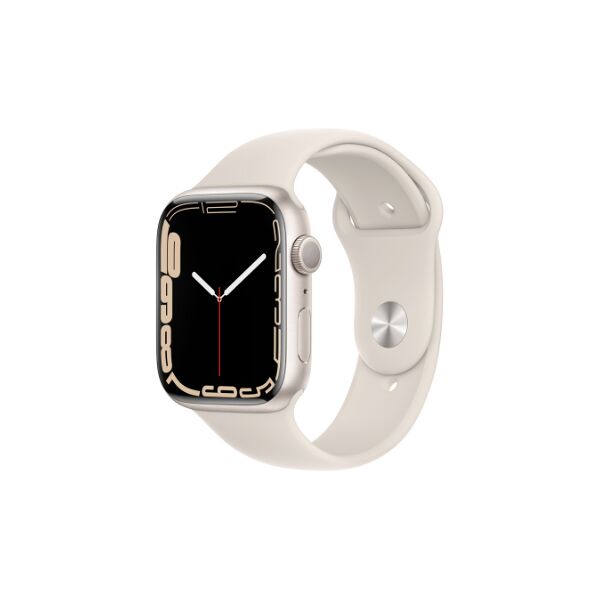 apple watch series 7 gps 45mm alluminio galassia con cinturino sport galassia usato grado a
