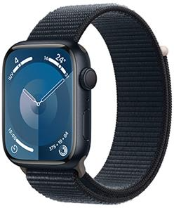 Apple Watch Series 9 GPS + Cellular 45mm alluminio mezzanotte con cinturino Sport Loop mezzanotte Usato Grado A