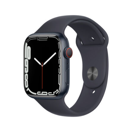 Apple Watch Series 7 GPS + Cellular 45mm alluminio mezzanotte con cinturino Sport mezzanotte Usato Grado B