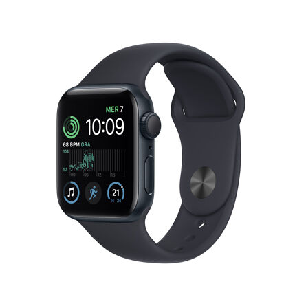 Apple Watch SE 2a gen. GPS 44mm alluminio mezzanotte con cinturino Sport mezzanotte Usato Grado A