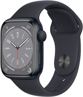 Apple Watch Series 8 GPS 45mm alluminio mezzanotte con cinturino Sport mezzanotte Usato Grado A