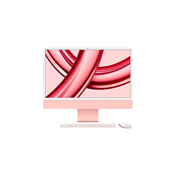 apple imac 24'' retina 4,5k m3/cpu 8‑core/gpu 10‑core/8gb/1tb/ita rosa usato grado a