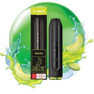 X Bar Fizzy Melon 500mAh Sigaretta Usa e Getta 650 Puff