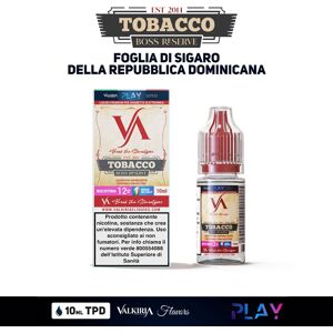 Valkiria Boss Reserve Tobacco Play Liquido Pronto Nicotina 10 ml