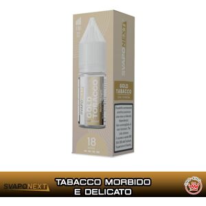 Svaponext GOLD TOBACCO Liquido Pronto Nicotina 10 ml Next eliquid by