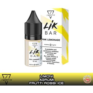 Suprem-E PINK LEMONADE LIK BAR Liquido Pronto Nicotina 10 ml