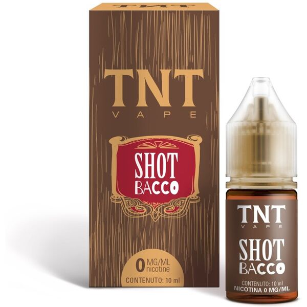 tnt vape shot bacco 10 ml liquido pronto nicotina