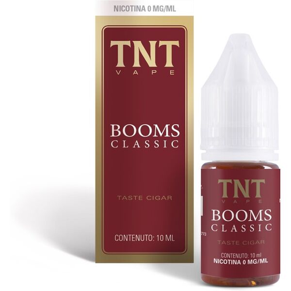 tnt vape booms 10 ml liquido pronto nicotina