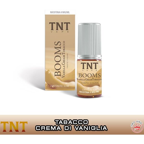 tnt vape booms vct 10 ml liquido pronto nicotina