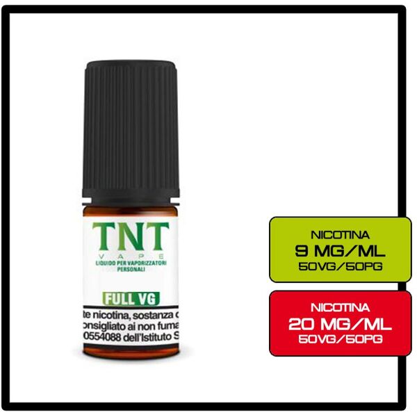 tnt vape base full vg 10 ml basetta nicotina