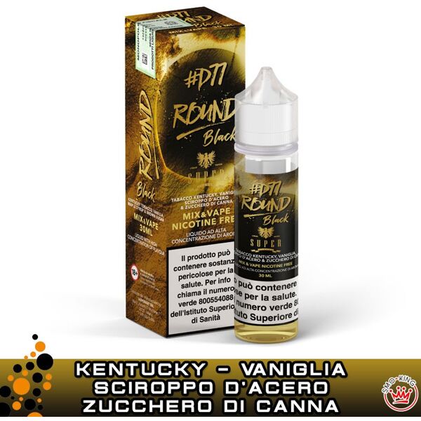 super flavor round black d77 mix&vape 30 ml