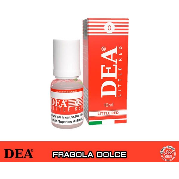 dea flavor little red liquido pronto nicotina 10 ml