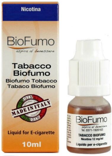 biofumo tabacco  liquido pronto 10ml