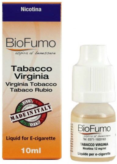 biofumo tabacco virginia liquido pronto 10ml