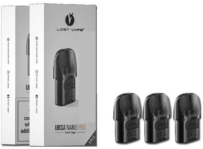 lost vape ursa nano pod ricambio  3 pezzi