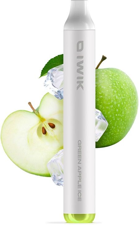 iwik green apple ice 400mah sigaretta usa e getta 600 puff