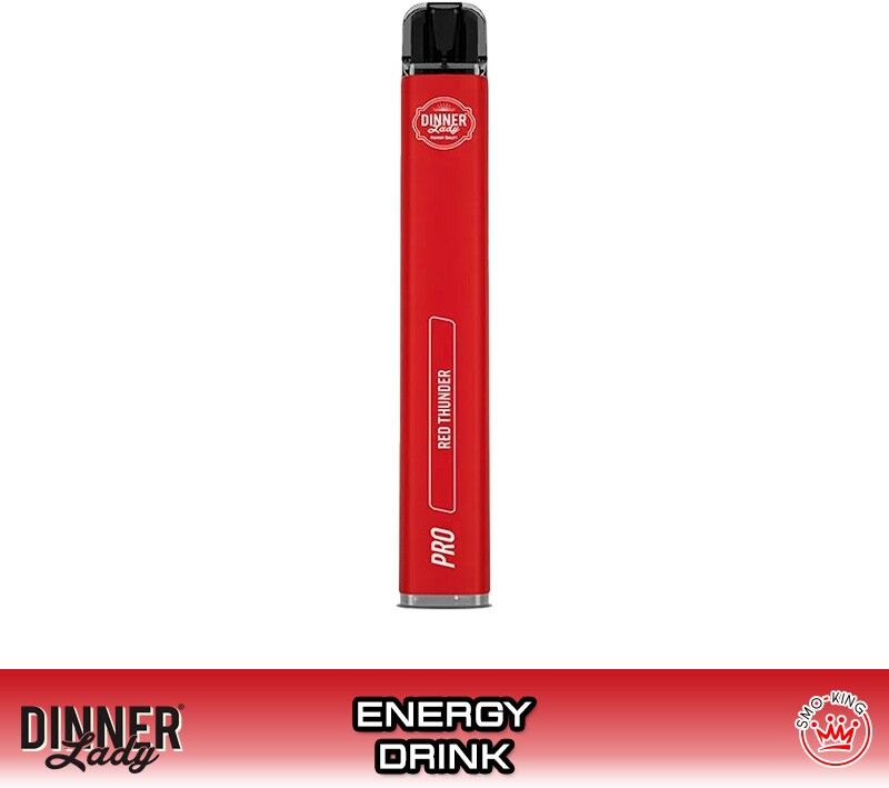 dinner lady red thunder vape pen pro sigaretta usa e getta 600 puff