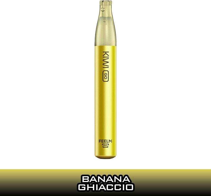 kiwi vapor kiwi go banana ice sigaretta usa e getta 750 puff