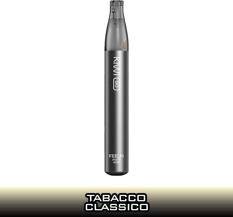 kiwi vapor kiwi go classic tobacco sigaretta usa e getta 750 puff