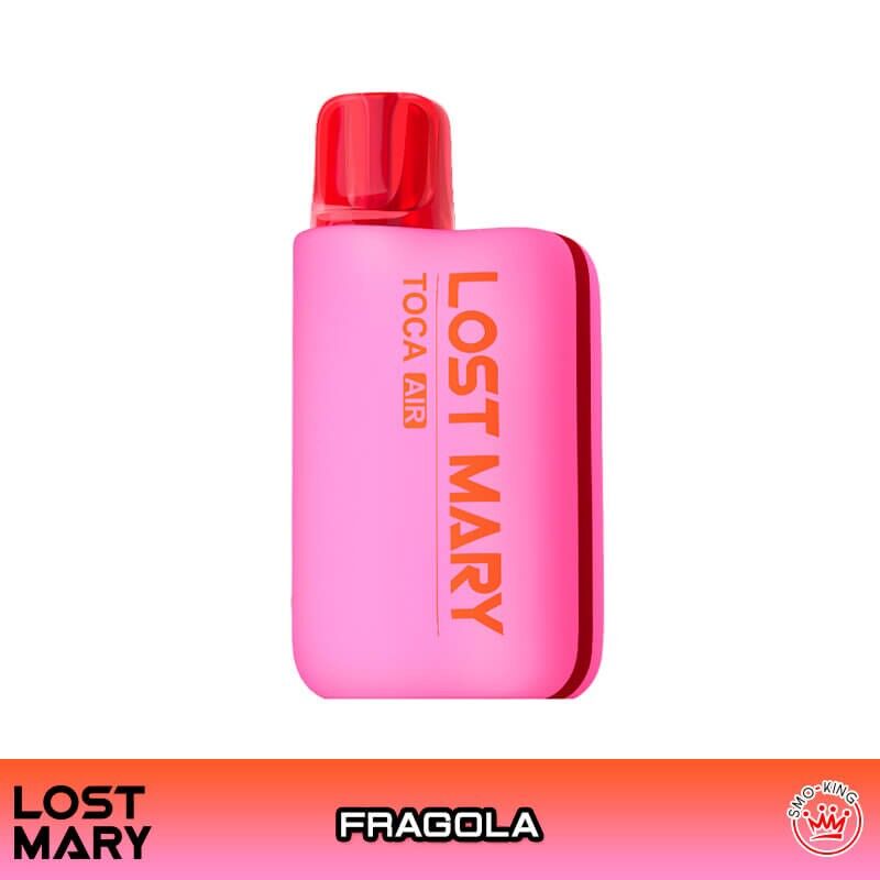 elfbar lost mary toca air kit batteria ricaricabile 750mah + pod strawberry ice